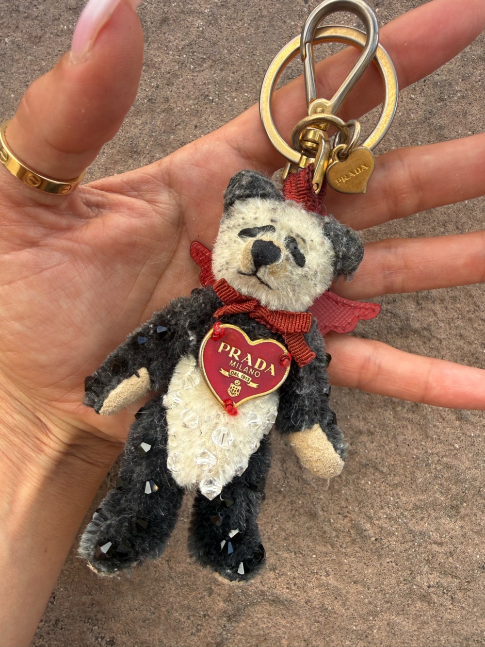 Vintage Prada bear trick